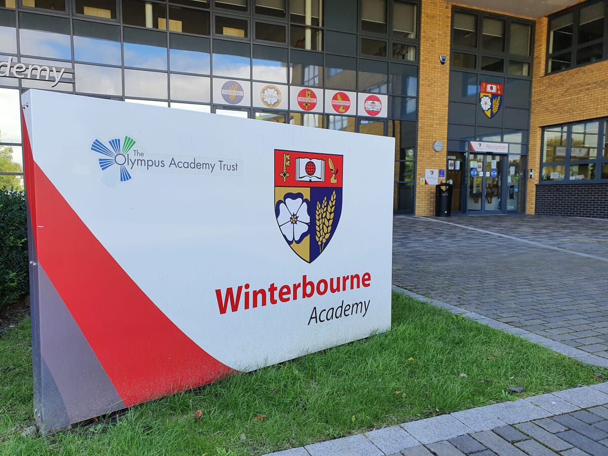 A Bold New Identity For Winterbourne Academy Signet Signs a-bold-new-identity-for-winterbourne-academy-signet-signs