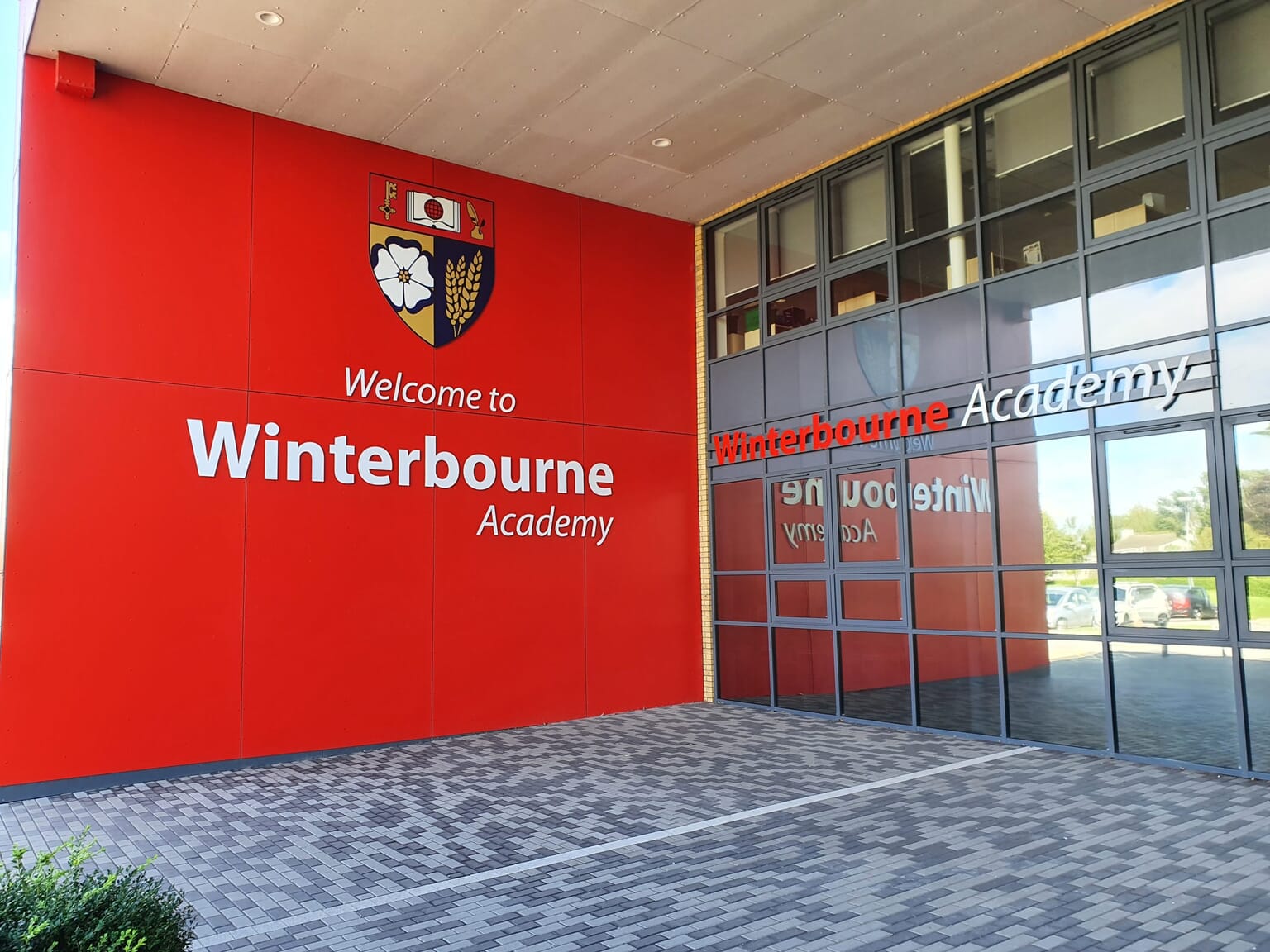 A Bold New Identity For Winterbourne Academy Signet Signs a-bold-new-identity-for-winterbourne-academy-signet-signs