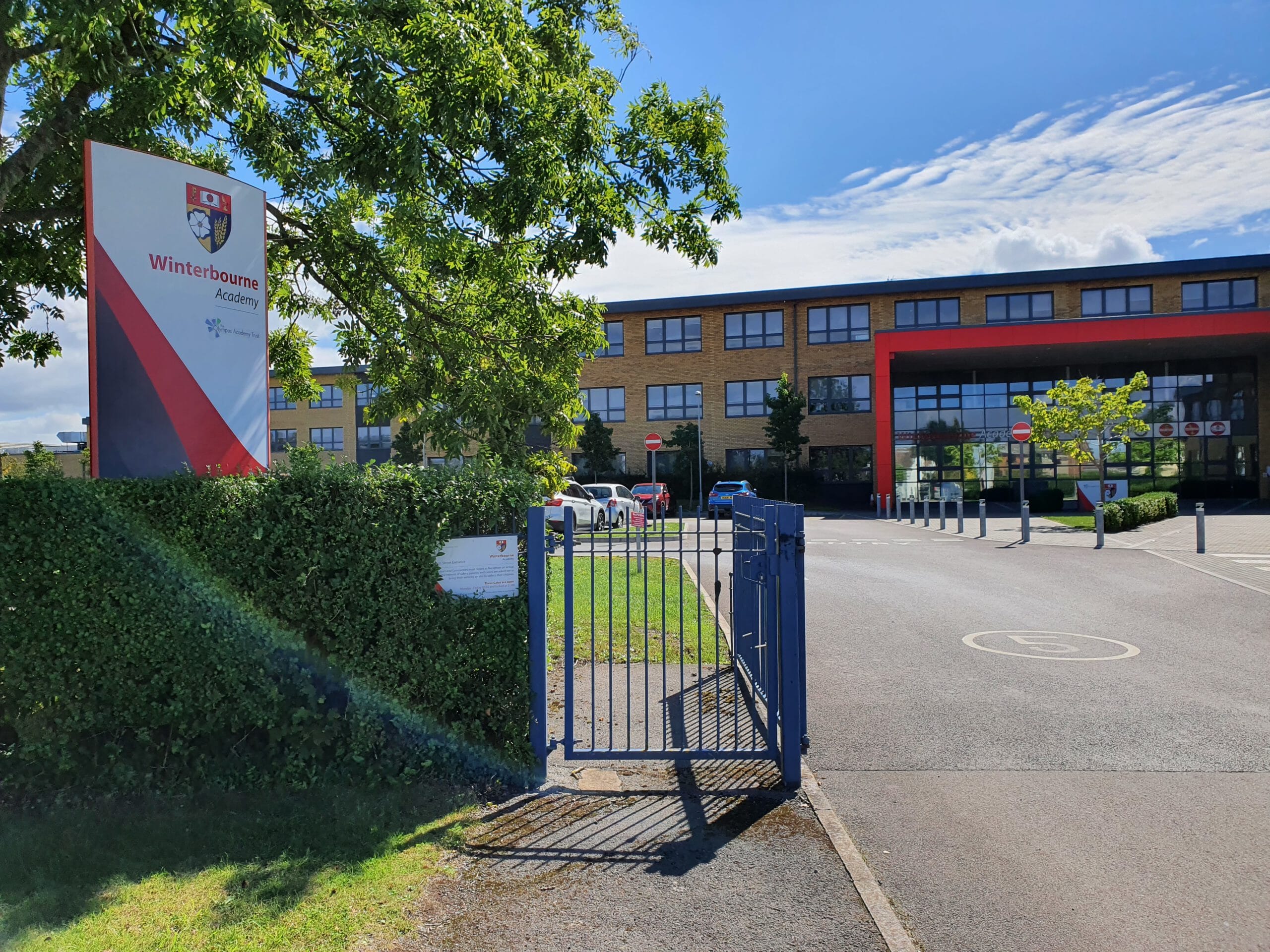 A bold new identity for Winterbourne Academy Signs