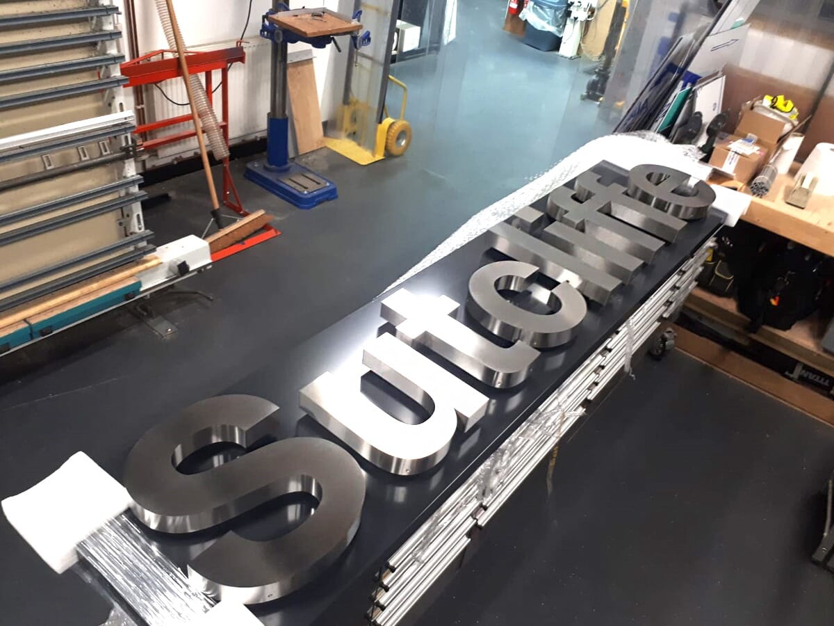 3D Stainless Steel Letters