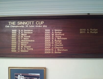 Existing Honours Board