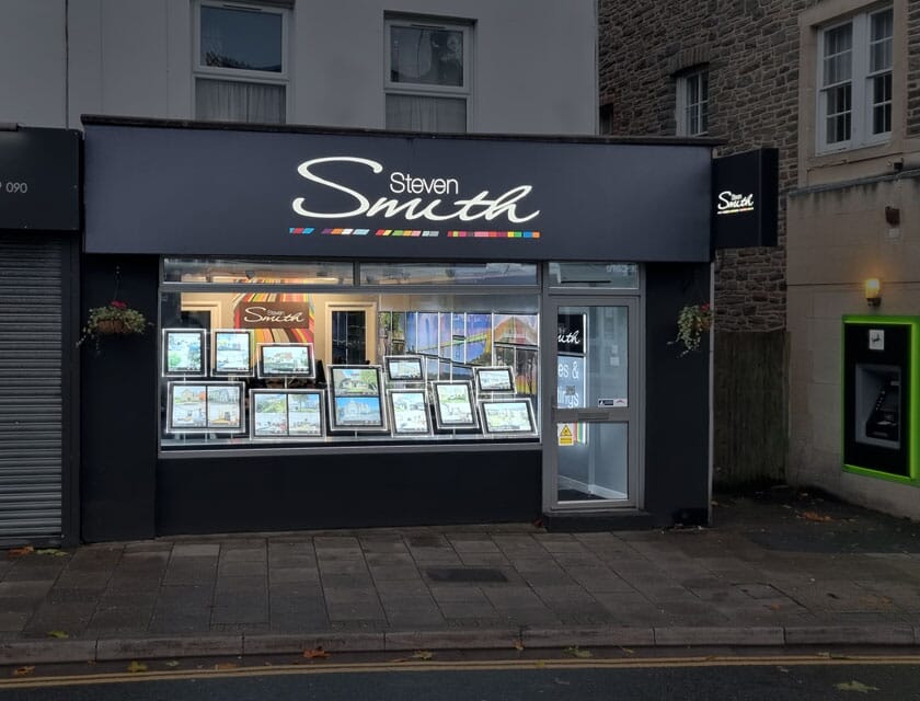 Illuminated Shop Front Sign in Clevedon