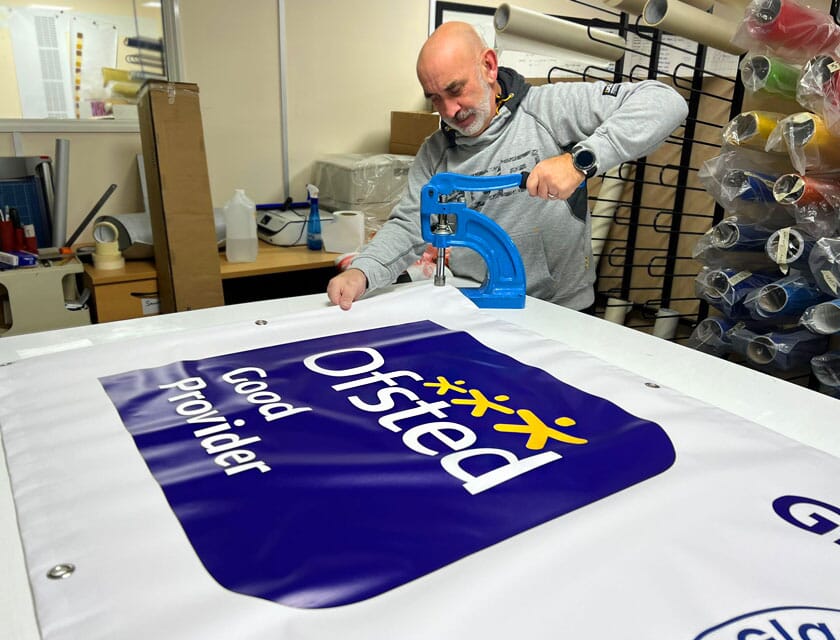 Making an Ofsted Banner