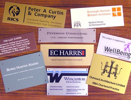 Nameplates