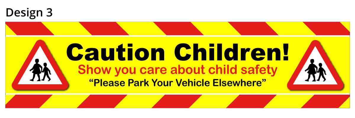 School Parking Safety Banner 3