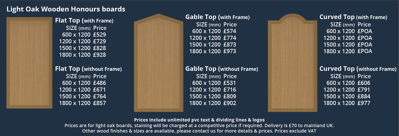 wooden honours board price list wooden honours board price list