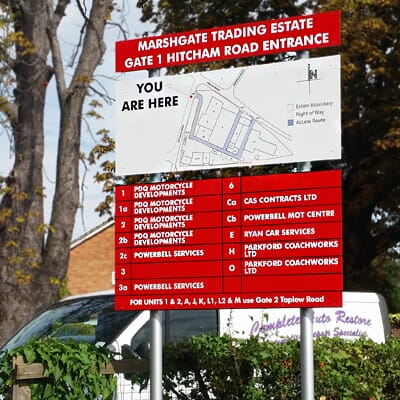 Industrial Estate Sign