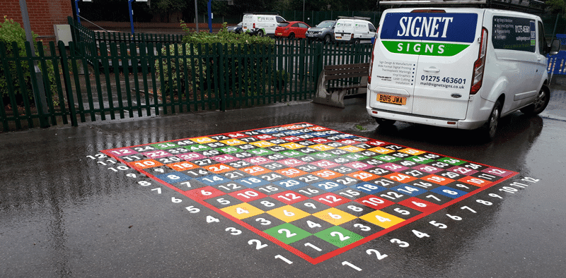 Finish Solid Playground Marking