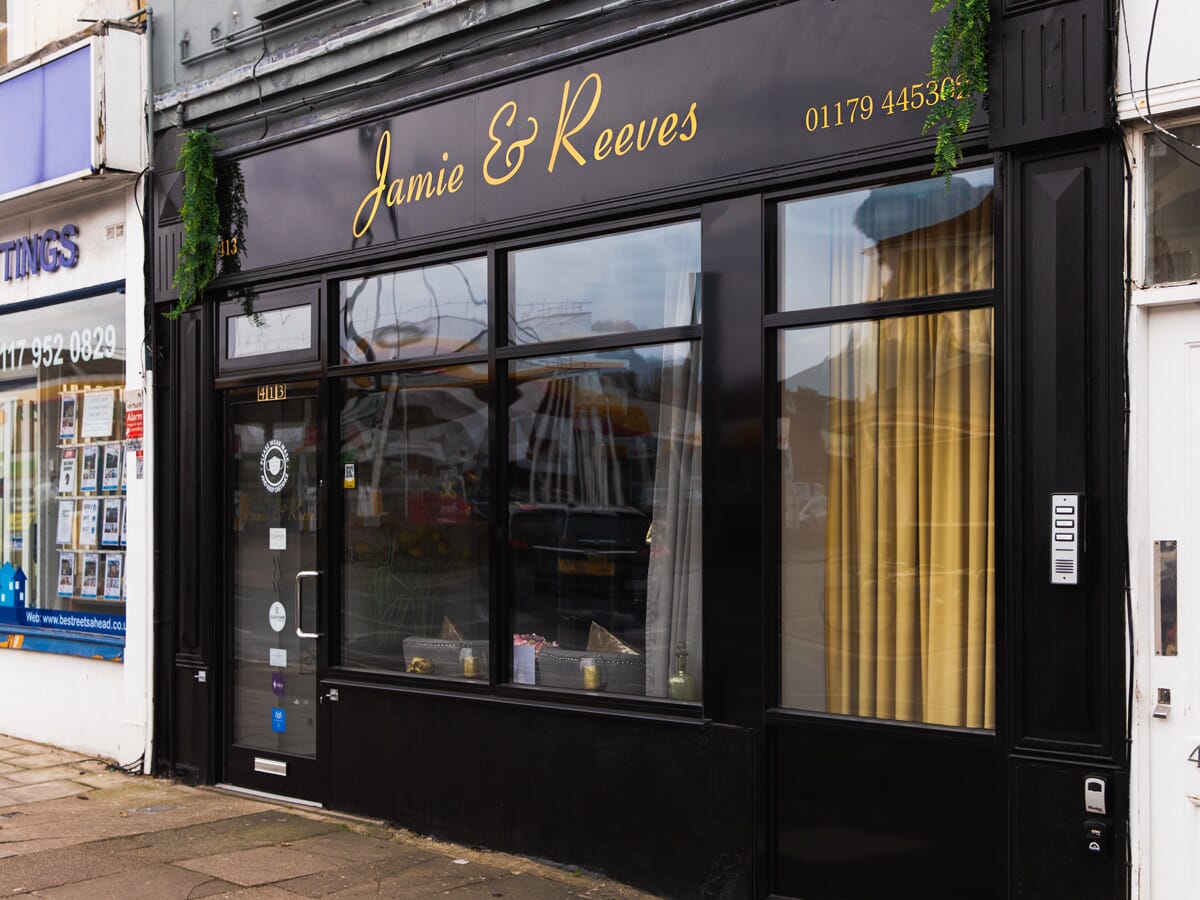 Hairdressers shop sign