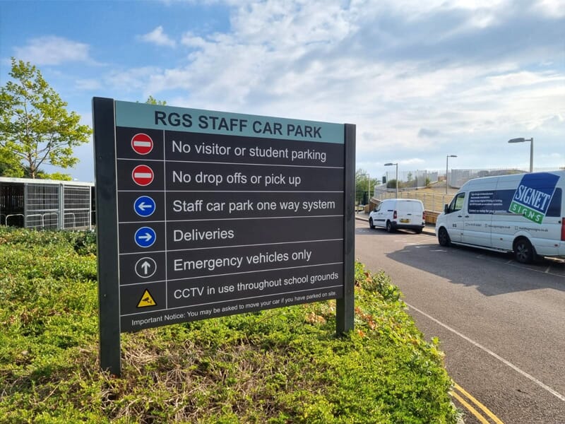 Redland Green School Wayfinding Signs