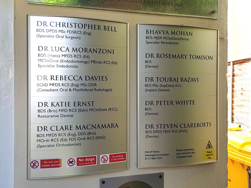 Wall Mounted Directory Gallery | Signet Signs