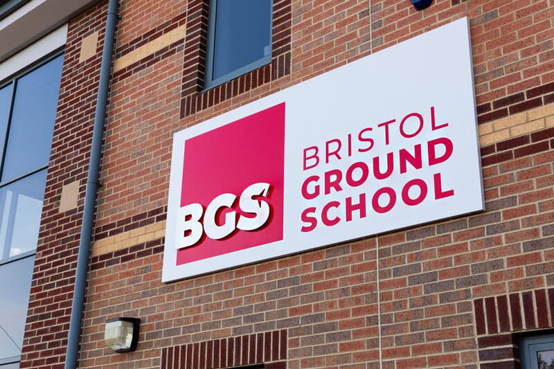 Bristol Ground School Sign