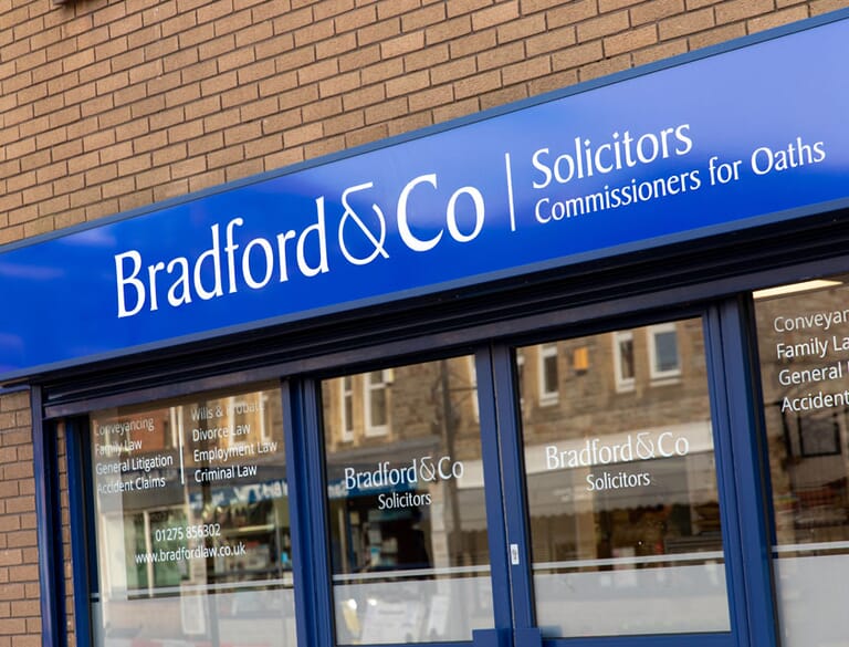 New Shop Signs for Bradford Solicitors | Signet Signs